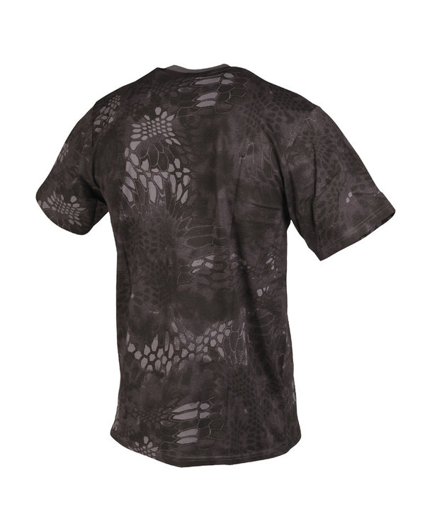 T-Shirt Mil-Tec im US Style, Mandra® Night (snake black)