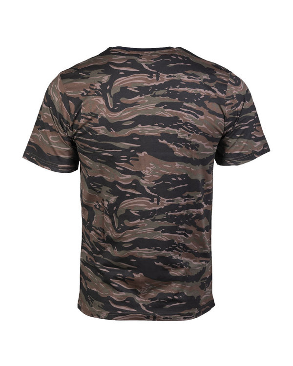 T-Shirt Mil-Tec im US Style, tiger-stripe