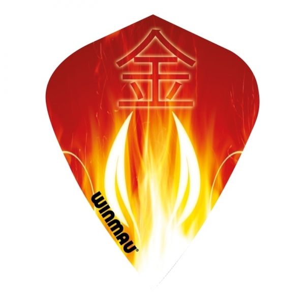 Flight Winmau (Kite), Asia mit Flammen