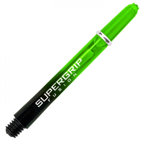 Shaft Harrows Supergrip Fusion, grün mit schwarzem Farbverlauf - Länge: ca. 35 mm