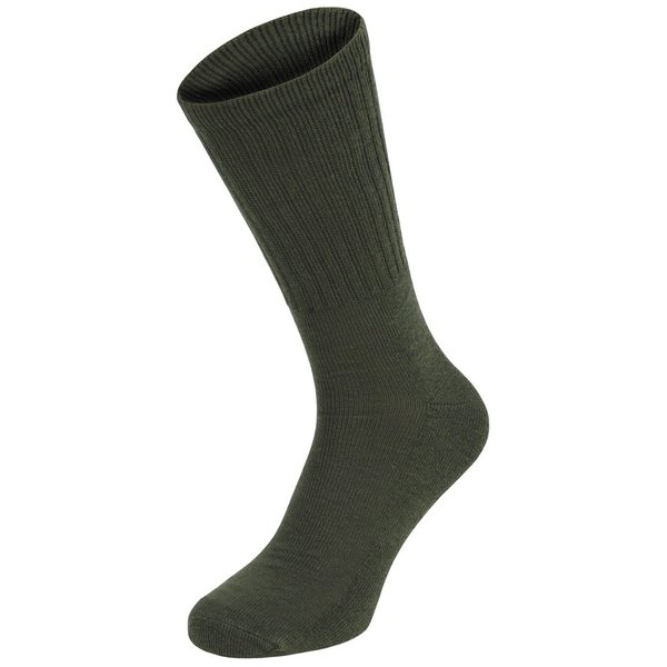 Socken (halblang) MFH mit Plüschsohle, oliv
