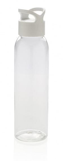 Trinkflasche XD Collection, transparent mit weißem Deckel - Fassungsvermögen: 650 ml
