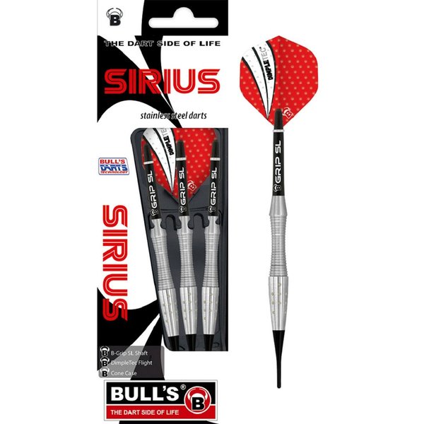 Softdart Bull's Sirius mit Shark Grip (Einsteigermodell) - Gewicht: 16 g
