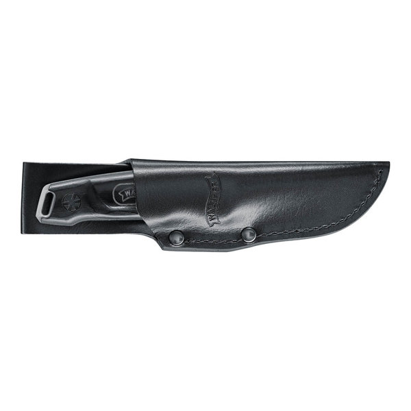 Outdoormesser Walther BNK 6 (Black Nature Knife) mit Pakkaholz-Griff - Vollerl-Konstruktion