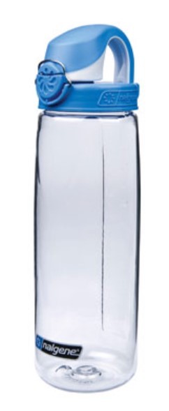 Trinkflasche Nalgene OTF, transparent/blau - Fassungsvermögen: 650 ml