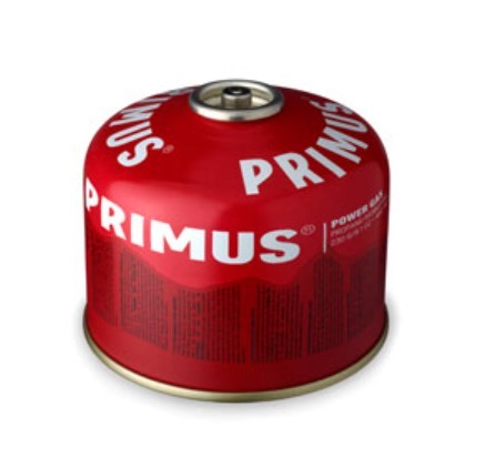 Ventilgaskartusche Primus Power Gas (Füllgewicht: 230 g) - einsetzbar vom Frühjahr bis Spätherbst