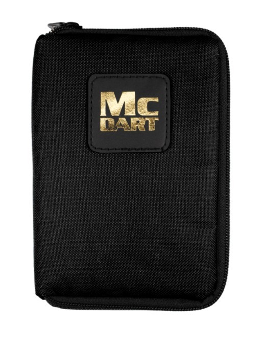 Darttasche McDart (kleine Ausführung), schwarz - Platz für 1 komplett montiertes Dart-Set
