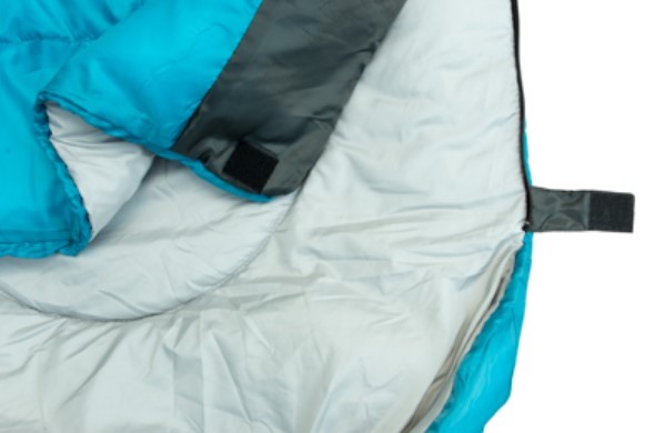 Deckenschlafsack Origin Outdoors, hellblau/grau - Temperaturbereich: +16 bis 0 Grad
