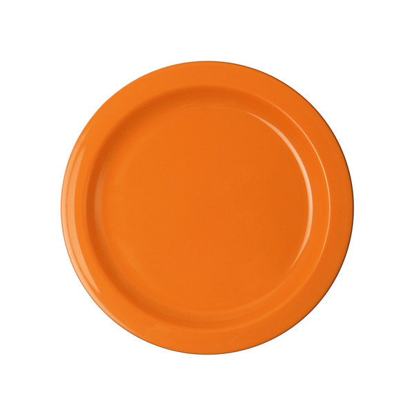 Teller WACA (flach), orange - Durchmesser: ca. 23,5 cm