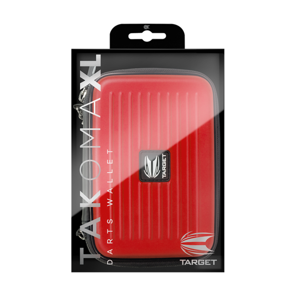 Darttasche Target Takoma XL, rot - Platz für 2 komplett montierte Dart-Sets