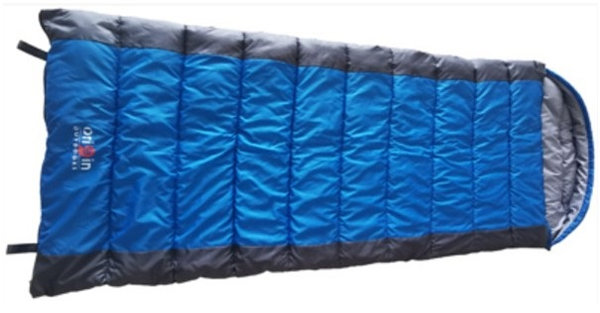 Deckenschlafsack Origin Outdoors, dunkelblau/grau - Temperaturbereich: +16 bis 0 Grad