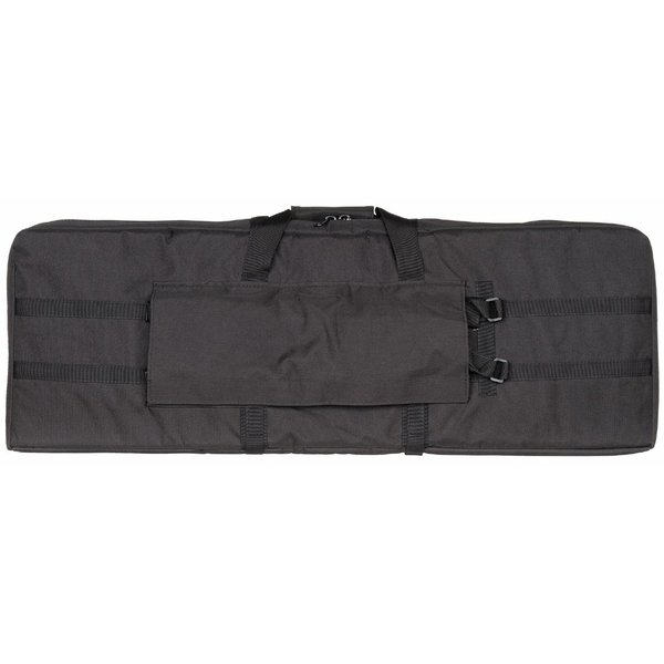 Gewehrtasche MFH (komplett gepolstert, als Rucksack tragbar), schwarz - Platz für 2 Waffen