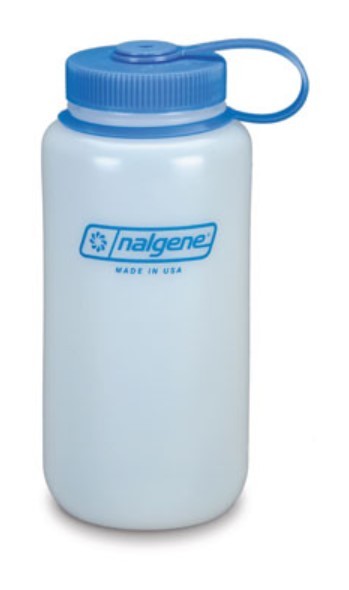 Trinkflasche Nalgene HDPE mit Weithalsöffnung - Fassungsvermögen: ca. 1 Liter